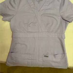 Grey's Anatomy Women's Lavender V-Neck Top